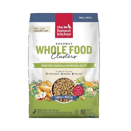 The Honest Kitchen whole food clusters small breed grain free chicken and superfoods recipe 20lb bag