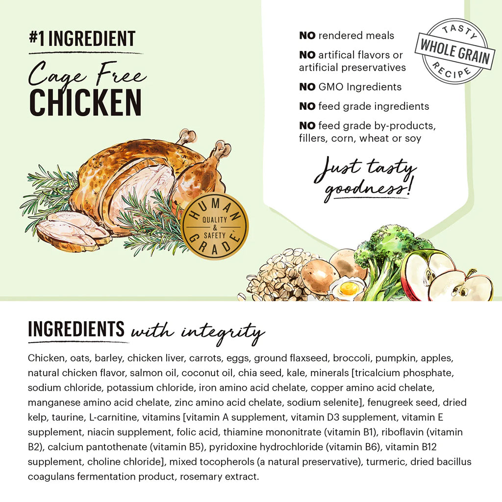 *Whole Food Clusters Chicken Whole Grain Puppy Blend
