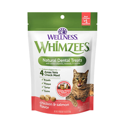 Natural Dental Treats Chicken & Salmon Flavor for Cats 2oz
