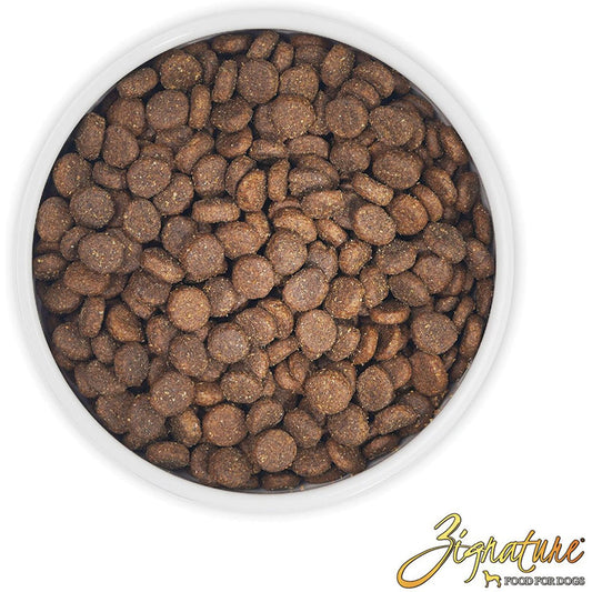 Lamb Limited Ingredient Dry Dog Food in a bowl 