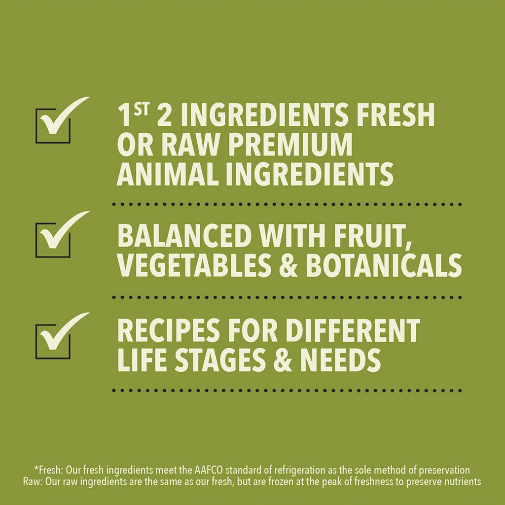 Balanced recipes for all life stages and needs. 