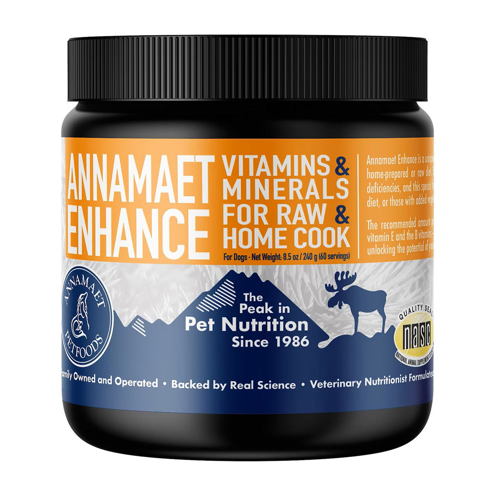 Annamaet Enhance Raw & Home Cook Meal Dog Vitamin & Mineral Supplement 8.5oz