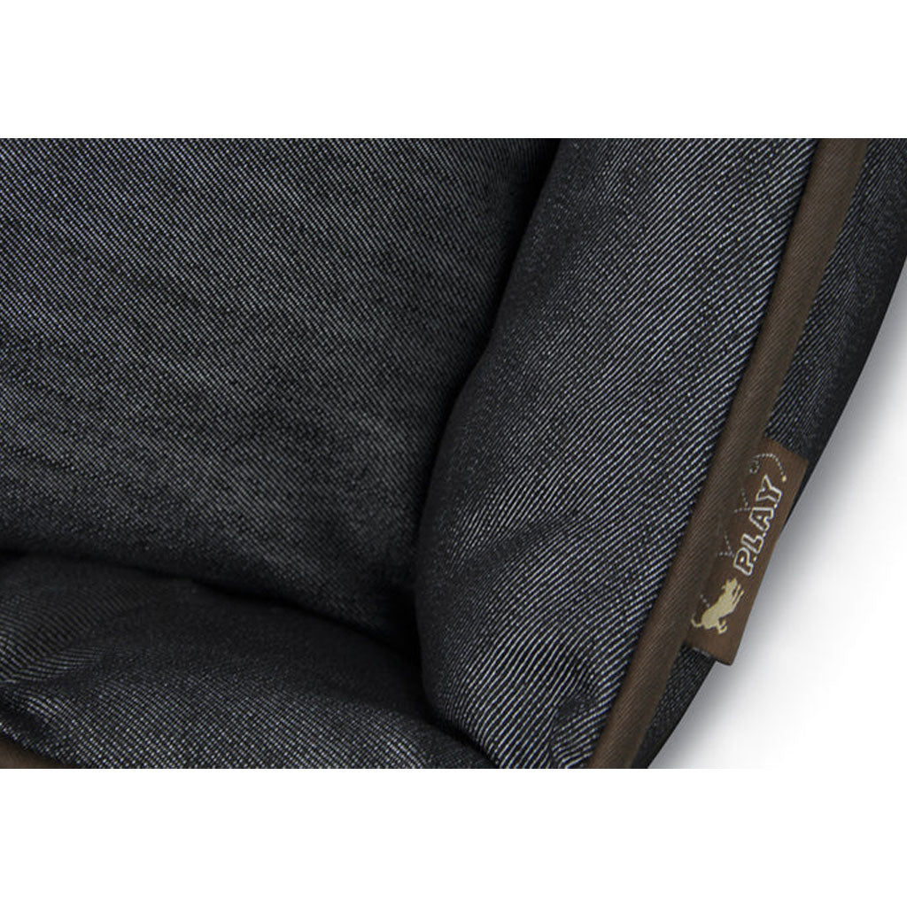 Denim Lounge Bed close up 