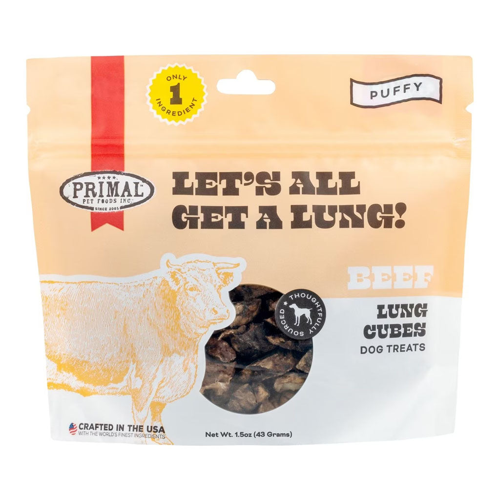 Dehydrated Beef Lung Treats 1oz