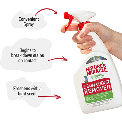 Stain & Odor Remover Just for Cats 32oz