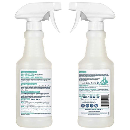 Cedarwood Scent Flea & Tick back of bottle.