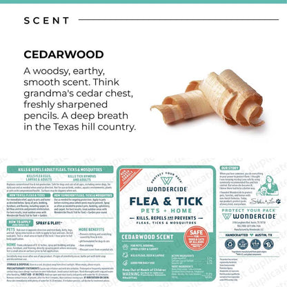 Cedarwood Scent Flea & Tick description of cedarwood.