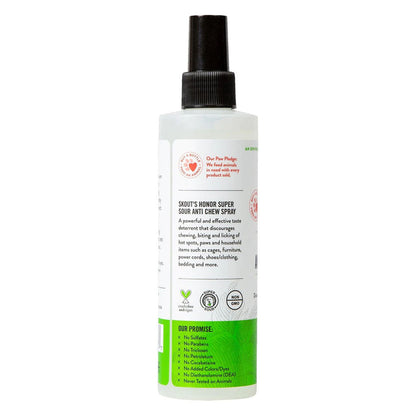 Side of Anti-Chew Spray Sour Apple 8 fl oz bottle
