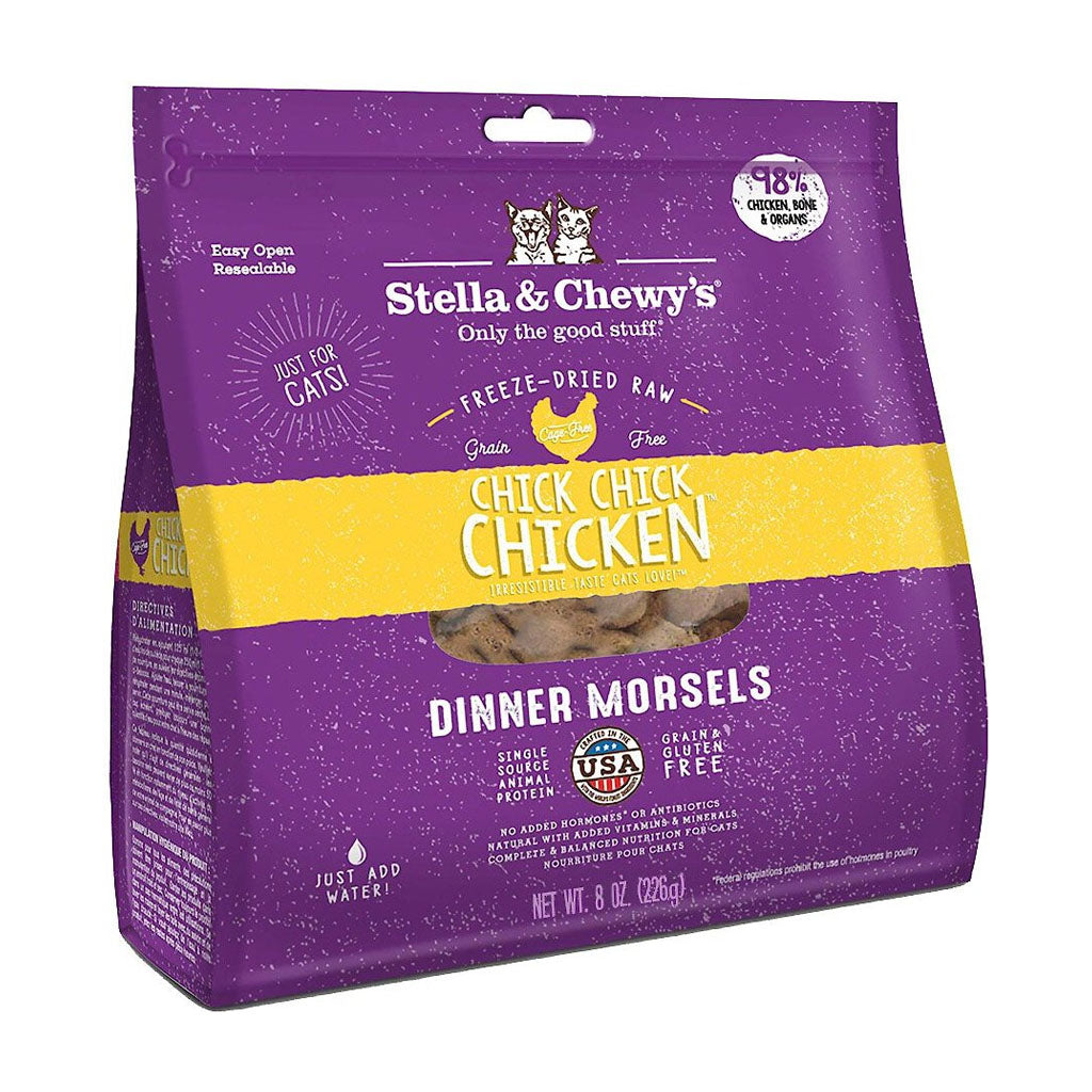 Chicken Freeze-dried Dinner Morsels for Cats 8 oz