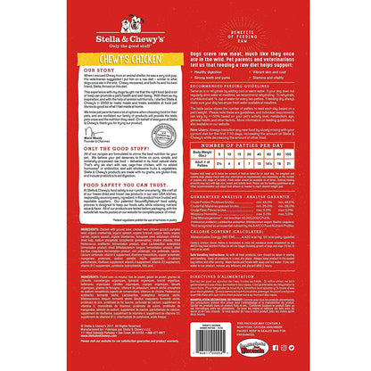 Freeze-dried Raw Dinner Patties Chewy’s Chicken - Bancroft Pet Shop