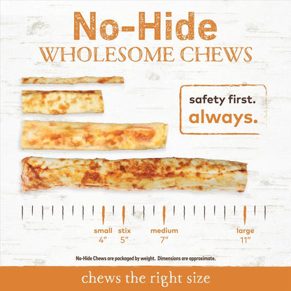 No-hide Chicken Chew 4" measurements 