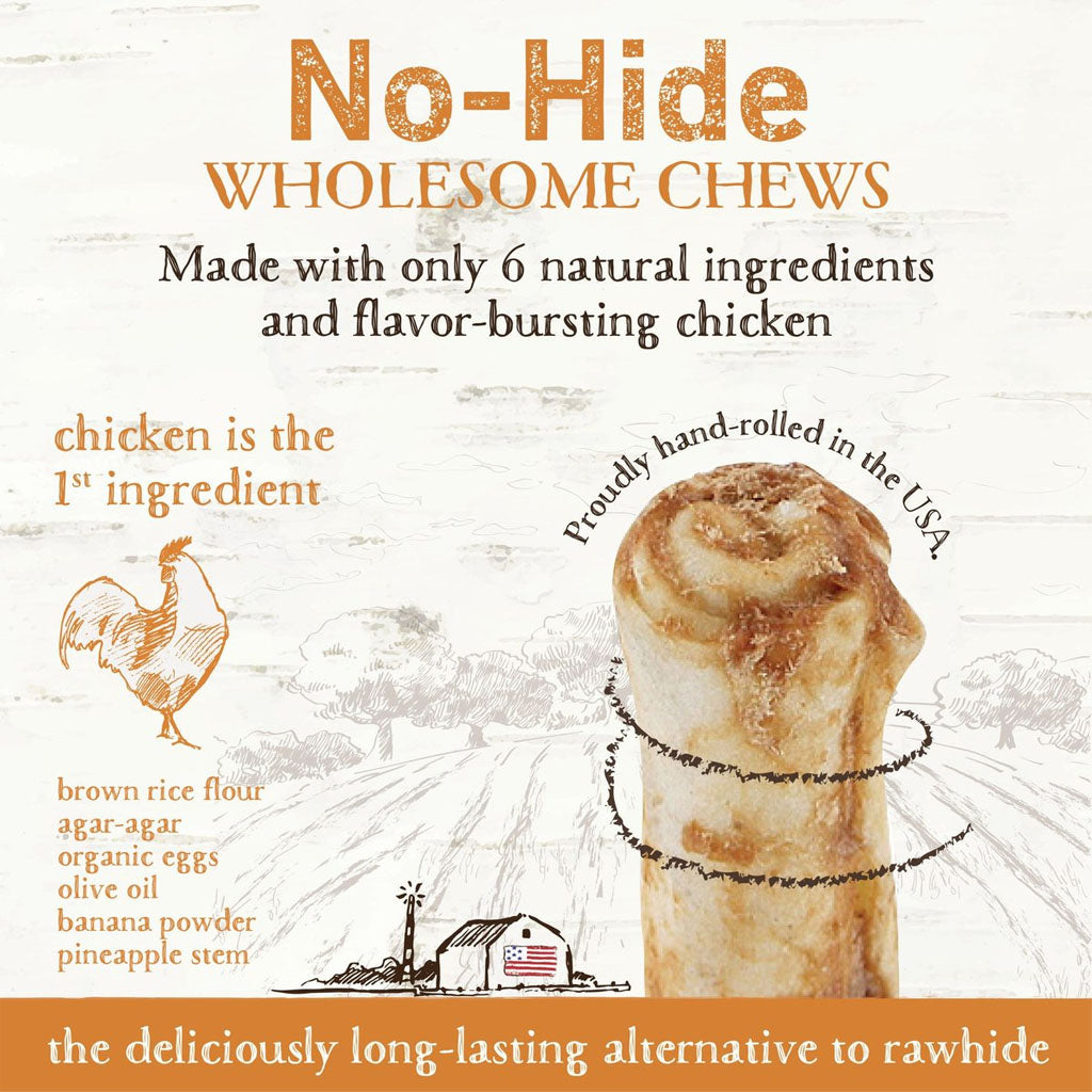 No-hide Chicken Chew natural ingredients.