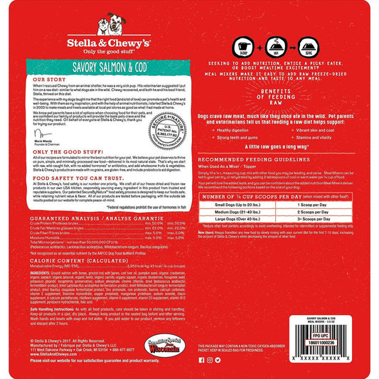 *Savory Salmon & Cod Meal Mixers 3.5oz