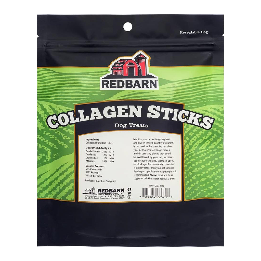 Collagen Stick Small 5 Pack back of bag