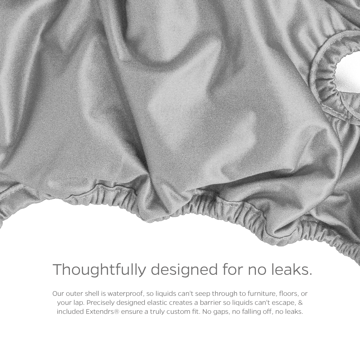 Thoughtful design for no leaks. Outer shell is waterproof.