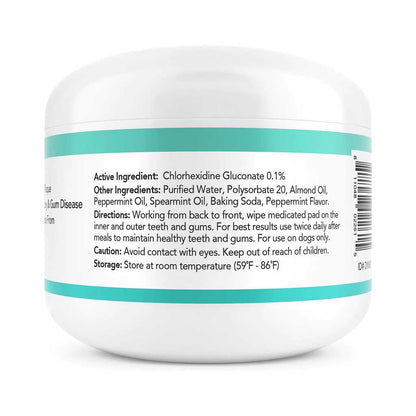 Antimicrobial Dental Wipes 60ct ingredients