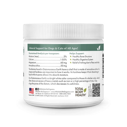 Diatomaceous Earth back of container