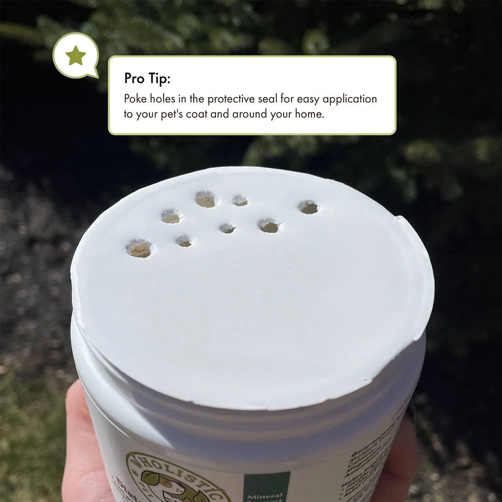 Poke holes on seal for easy application.