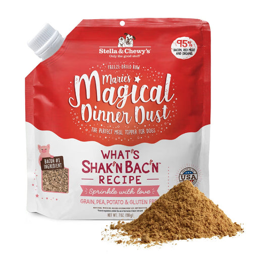 Magical Dinner Dust Freeze-Dried What's Shak'n Bac'n Raw Food Topper 7oz