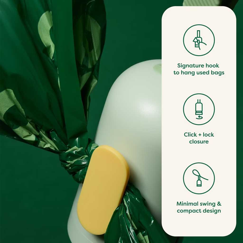 Leash Dispenser 2.0 features. 