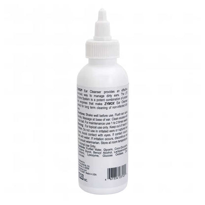 Ear Cleanser 4oz back of bottle