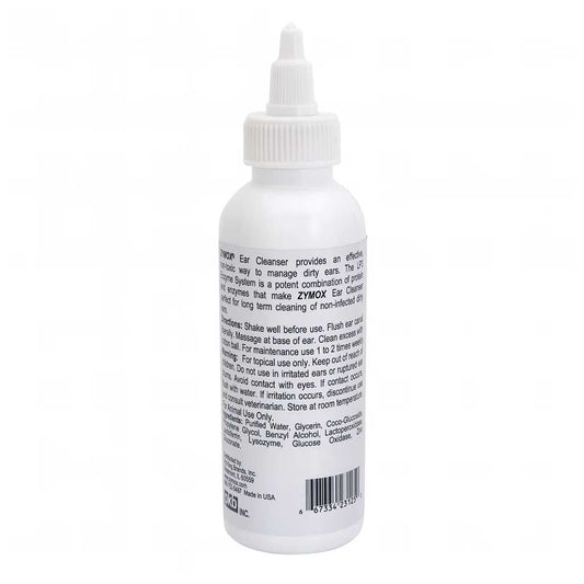 Ear Cleanser 4oz back of bottle