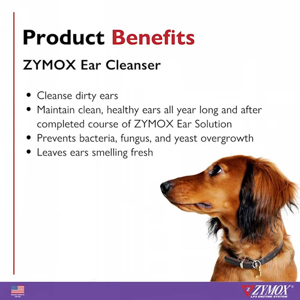 Product benefits: cleanse dirty ears 
maintain clean, healthy ears all year long , prevents bacteria fungus and yeast overgrowth, leaves ears smelling fresh