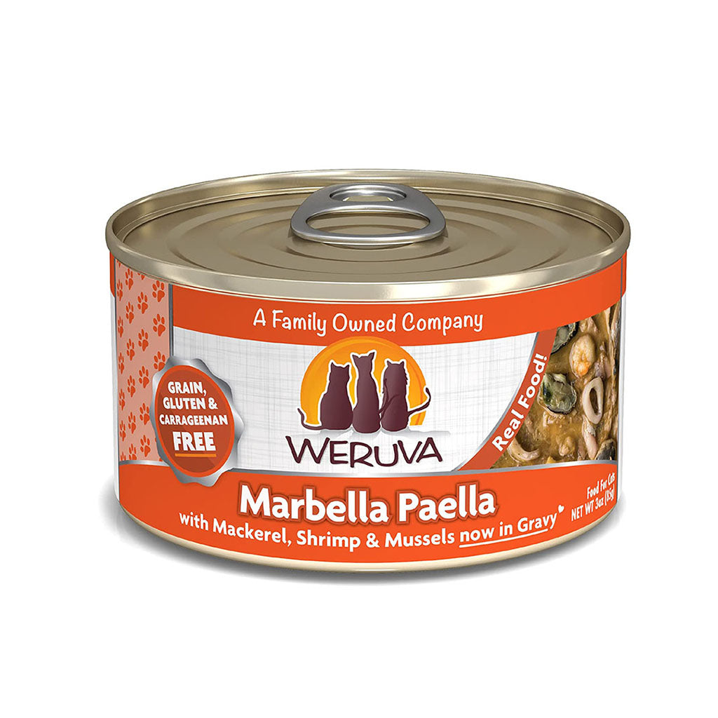 Marbella Paella with Mackerel, Shrimp & Mussels in Gravy Canned Food for Cats