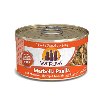 Marbella Paella with Mackerel, Shrimp & Mussels in Gravy Canned Food for Cats