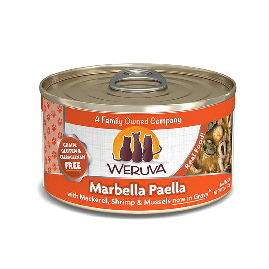 Marbella Paella with Mackerel, Shrimp & Mussels in Gravy Canned Food for Cats