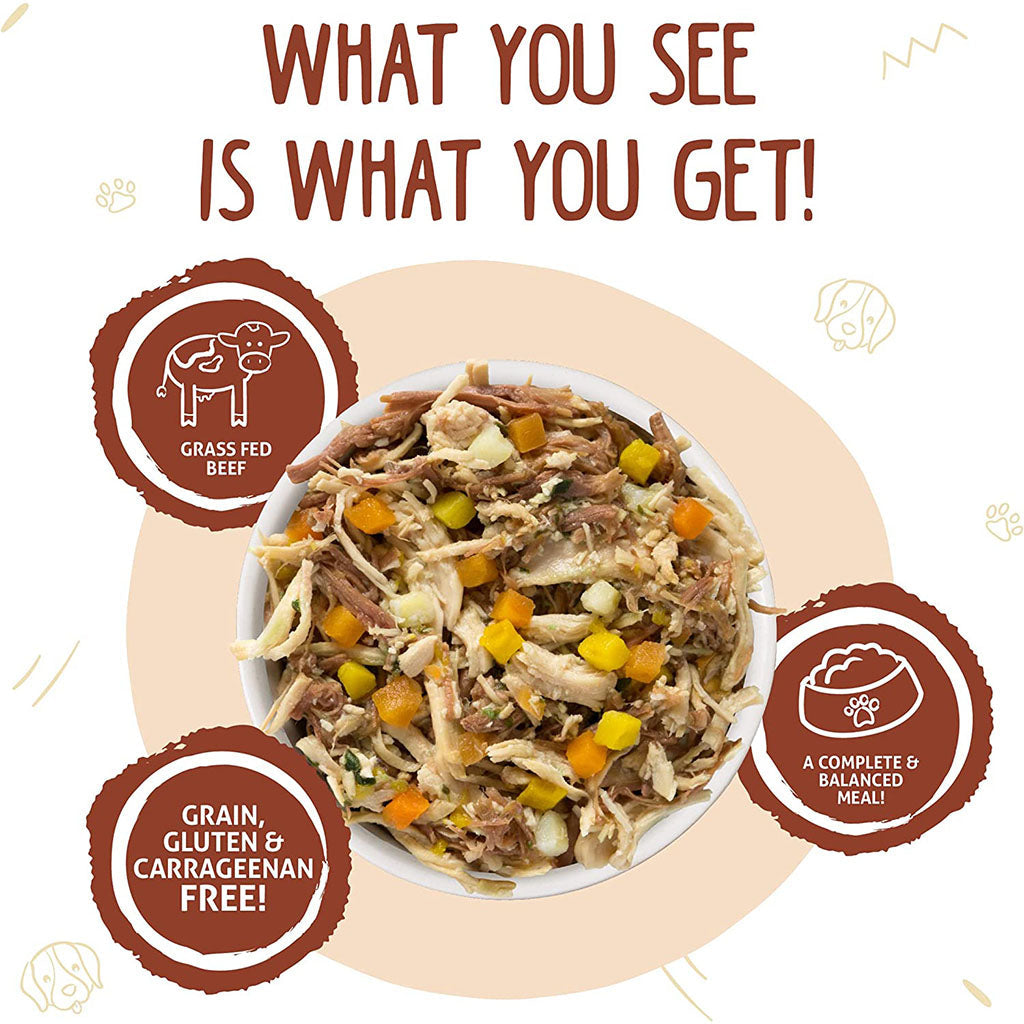 Wok the Dog with Chicken, Beef & Pumpkin in Gravy Canned Food for Dogs