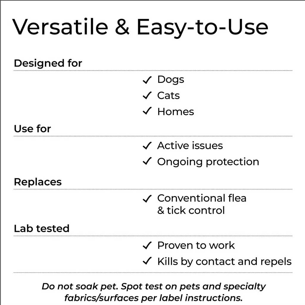 Cedarwood Scent Flea & Tick ease of use.