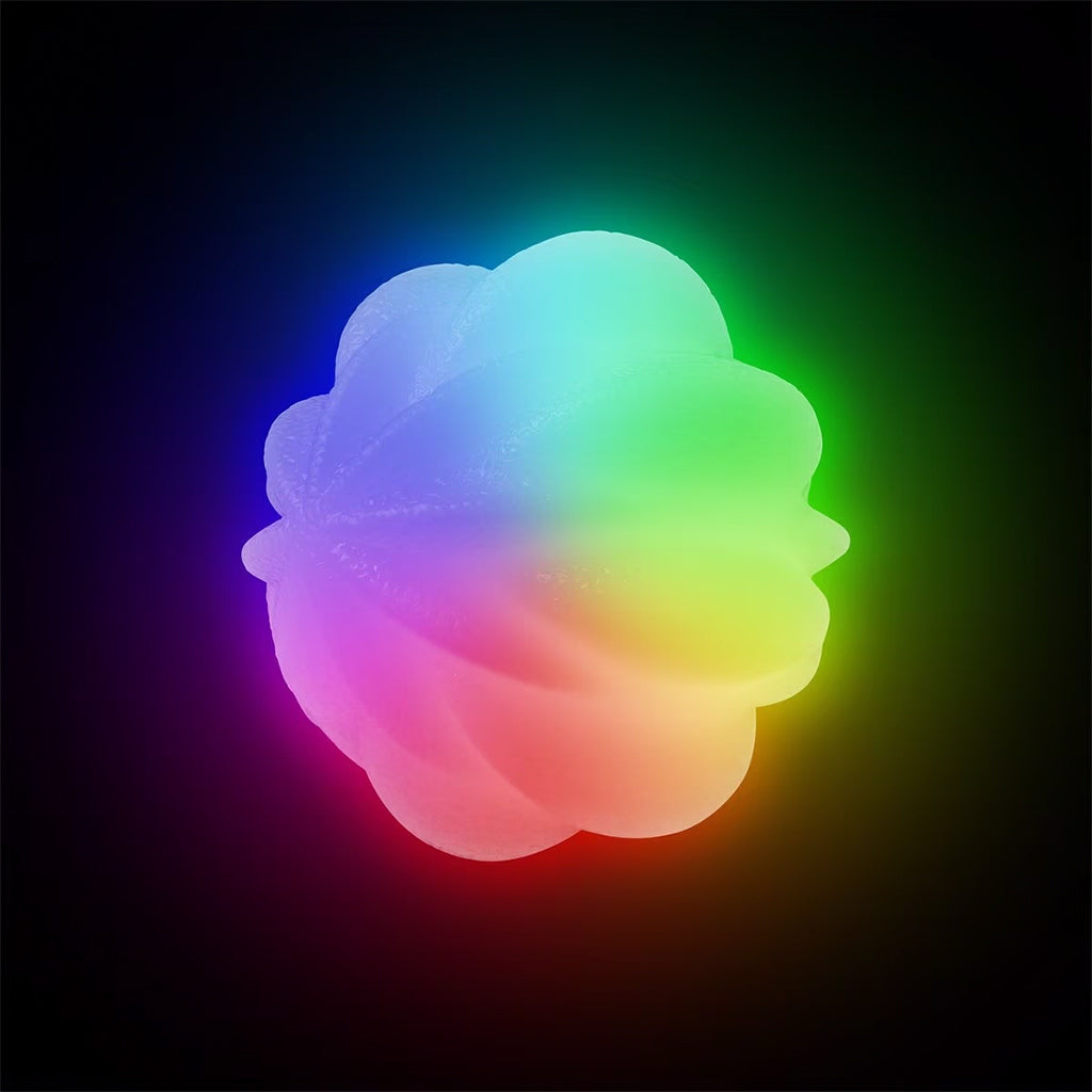GlowStreak Wild LED Ball-Disc-O Dog Toy Lit up