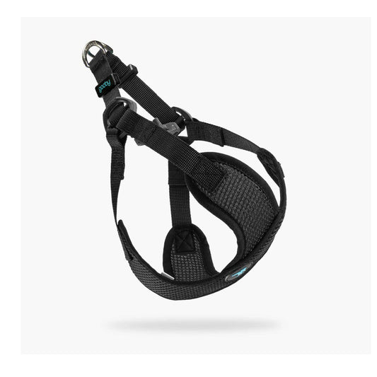Gooby Comfort X Step In Lite harness in black
