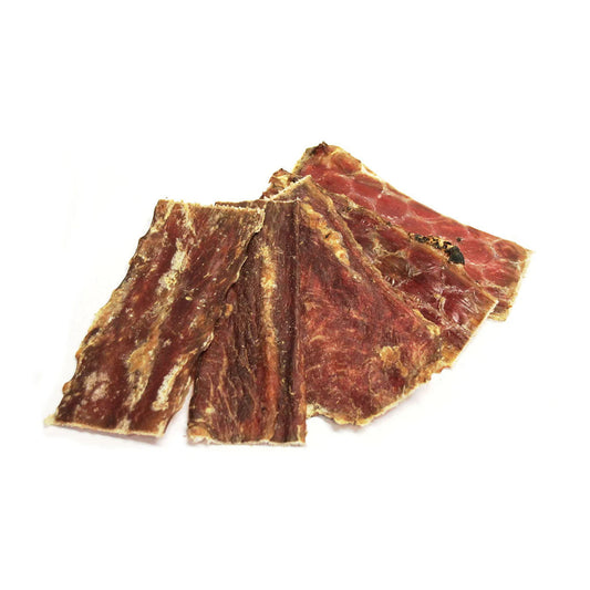 Beef Gullet Strips 6oz out of bag 