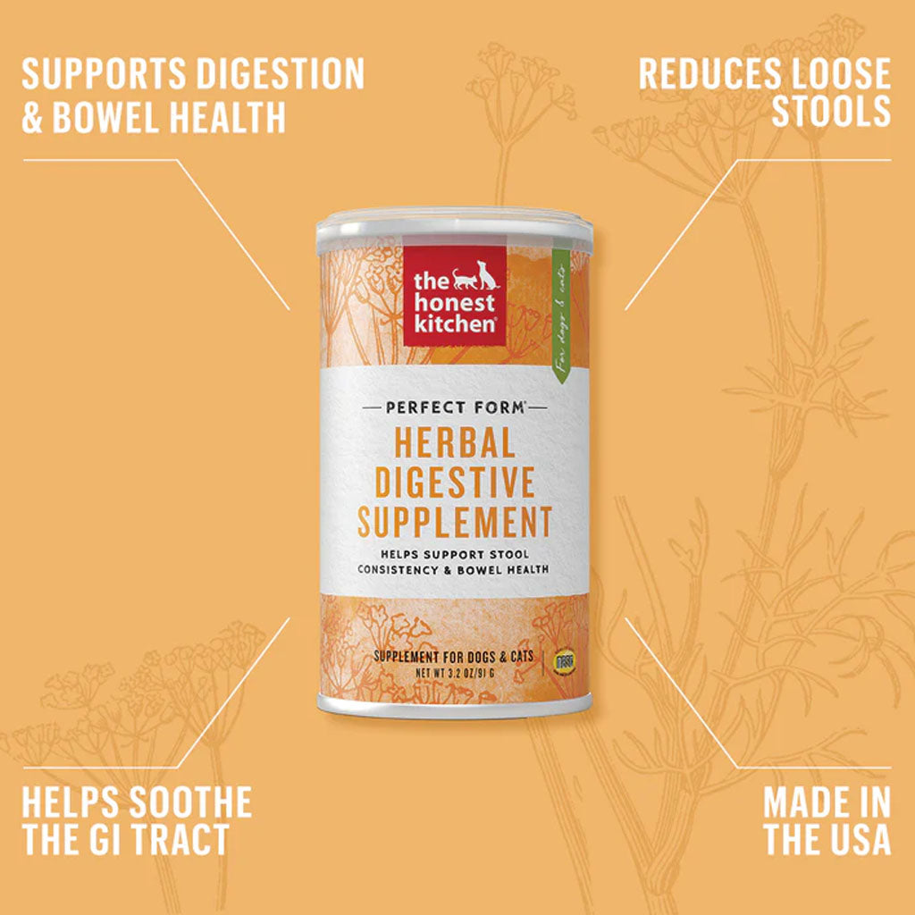 Multiple uses for Perfect Form Herbal Digestive Supplement 3.2oz