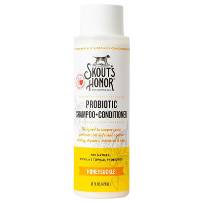 Honeysuckle Probiotic Shampoo + Conditioner 16oz