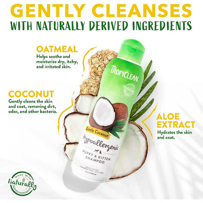 Gentle Coconut Hypoallergenic & Puppy Shampoo ingredients. 