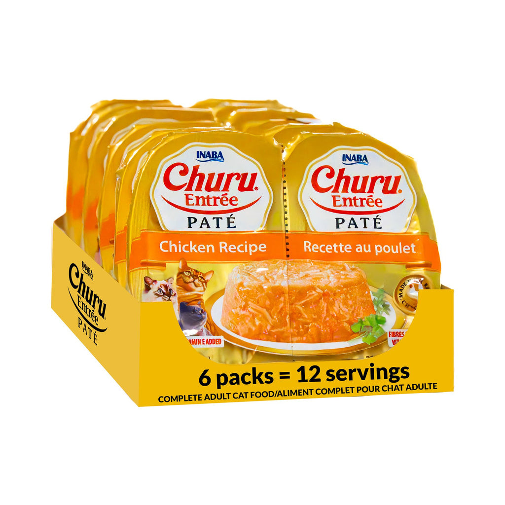 Inaba Churu Entrée paté Chicken Recipe display box