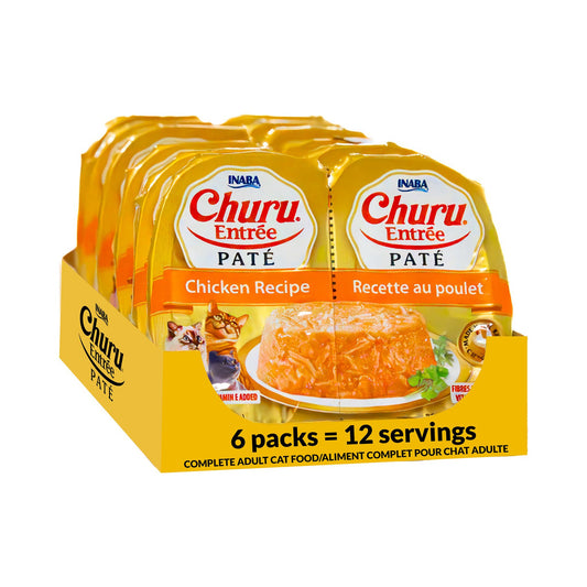 Inaba Churu Entrée paté Chicken Recipe display box