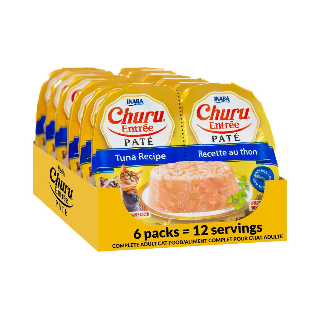 Inaba Churu Entrée paté Tuna Recipe display box