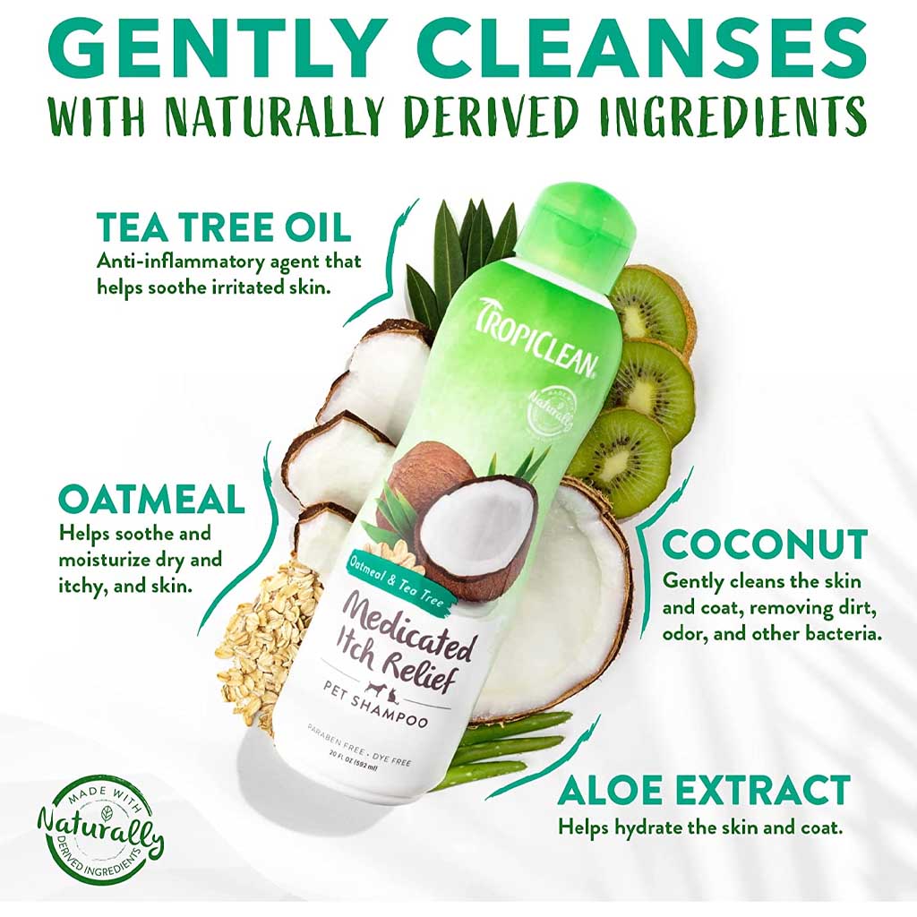 Gently cleanses with natural ingredients