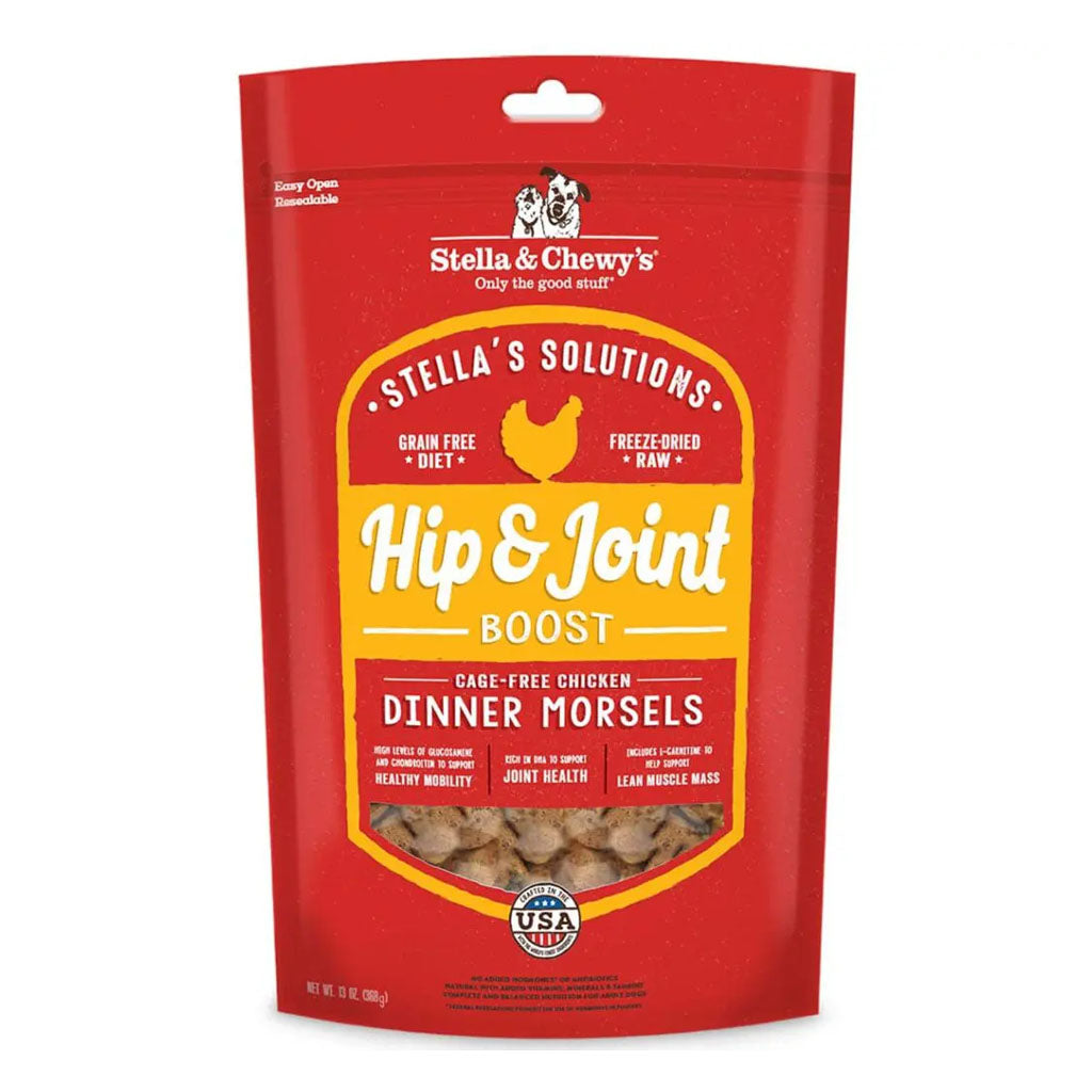 *Stella's Solutions Hip & Joint Boost Freeze-Dried Raw Cage-Free Chicken Dinner Morsels 13oz