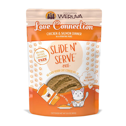 Love Connection Chicken & Salmon Dinner Slide N' Serve Pate 2.8oz