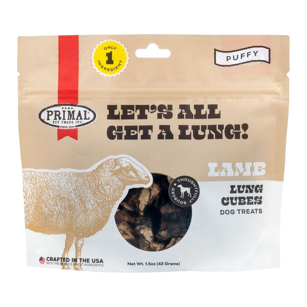 Dehydrated Lamb Lung Treats 1oz