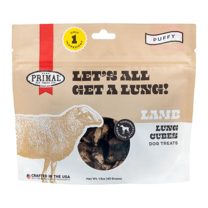Dehydrated Lamb Lung Treats 1oz