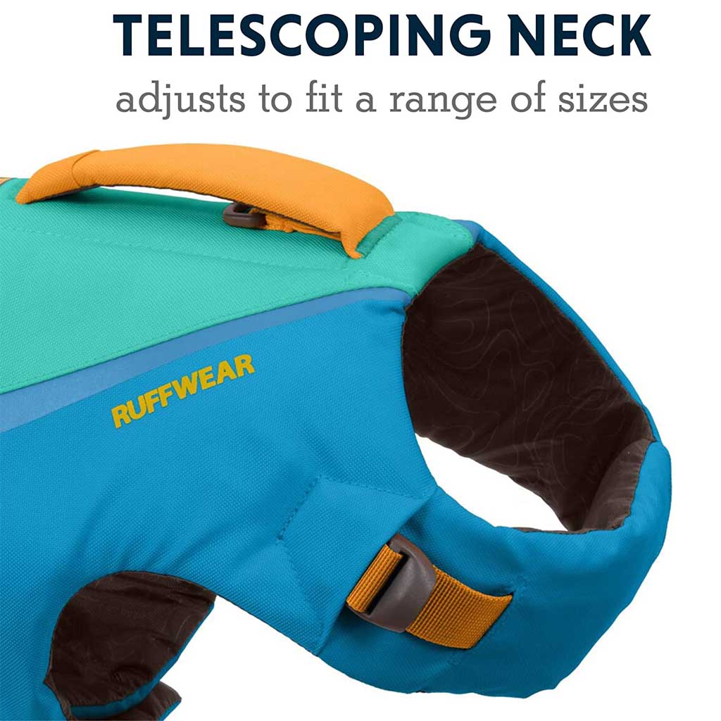 Telescoping neck adjusts to fit a range of sizes. 