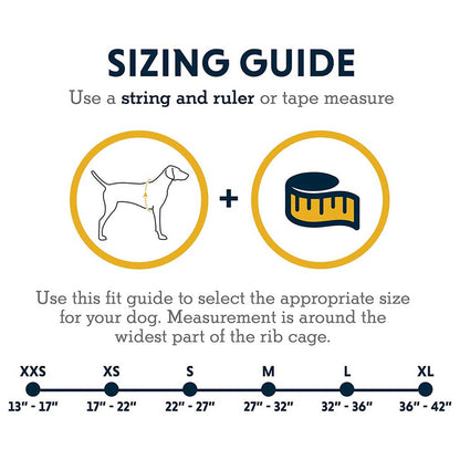 Ruffwear sizing guide.
