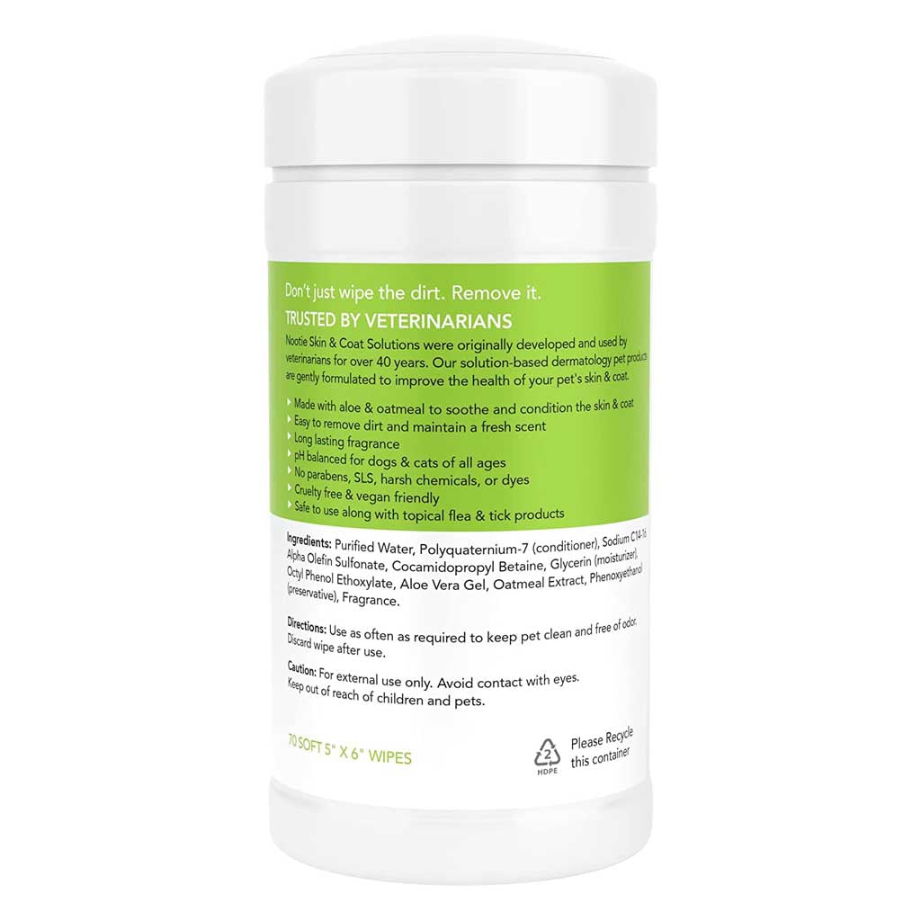 Waterless Grooming Wipes Cucumber Melon 70ct