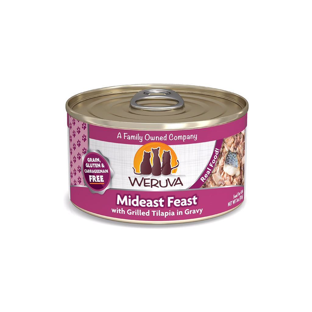 Mideast Feast with Grilled Tilapia in Gravy Canned Food for Cats